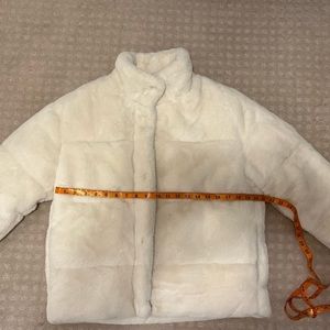 ZARA Faux Mink Jacket